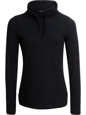 Mountain and Isles Jersey Knit Pullover Sweatshirt medium black